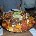 Platter of food was massive